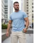 Tricou pentru bărbați DSTREET RX5680 ALBASTRU DESCHIS