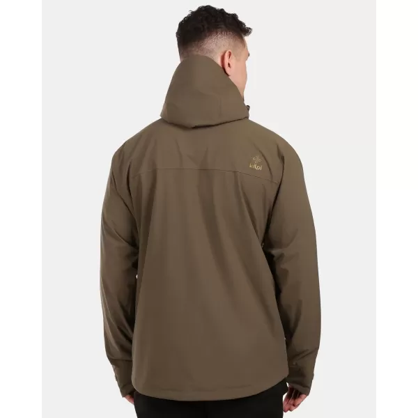  Jachetă hardshell pentru bărbați KILPI MONTANA-M 1M0102KI KAKI 