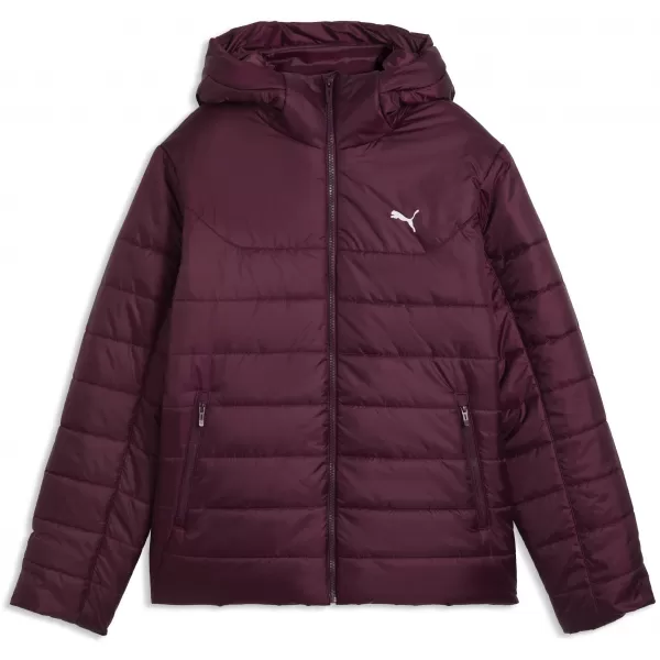  Geaca de dama PUMA ESS HOODED PADDED JACKET 68523124 RUBY NOIR 