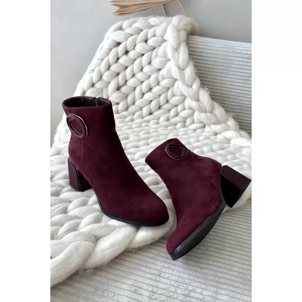  Botine de dama ARTIKER 57C0016 BORDO 