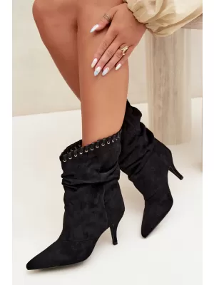 Botine de dama BOTO 2568A NEGRU