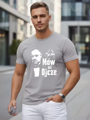 Tricou pentru bărbați DSTREET NX5145R-SL GRI DESCHIS