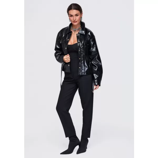  Geaca de dama OMBRE OW-JAFL-0141 NEGRU 