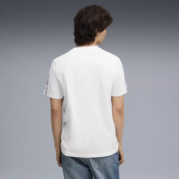 Tricou pentru bărbați PUMA ESS TAPE TEE 69169302 PUMA ALB 