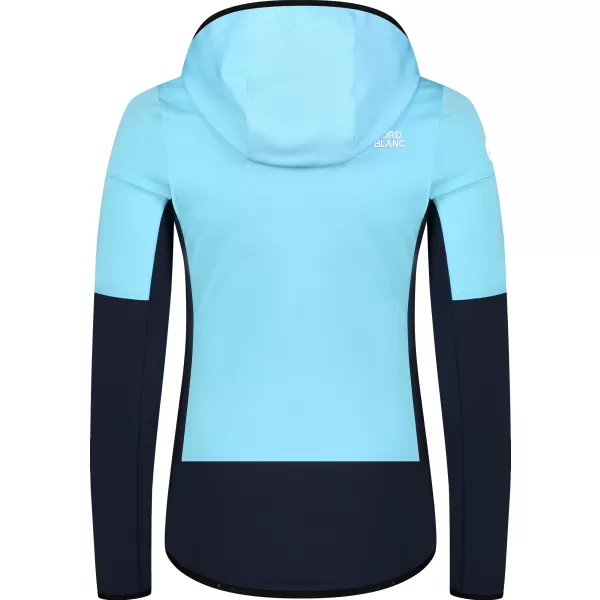  Hanorac pentru femei powerfleece NORDBLANC RAVINE NBSFL8336 ALBASTRU DESCHIS 