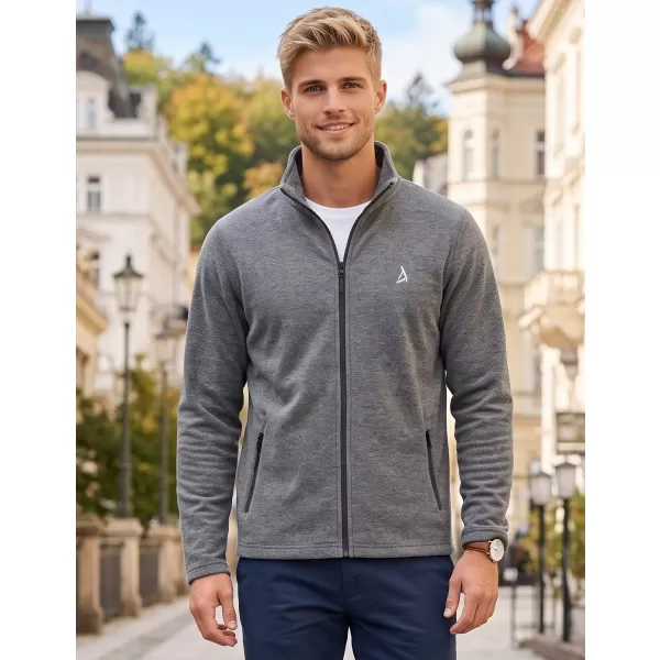  Hanorac pentru bărbați din fleece ALTISPORT ALM002852 EVIDENȚIERE NEAGRĂ 