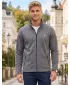 Hanorac pentru bărbați din fleece ALTISPORT ALM002852 EVIDENȚIERE NEAGRĂ