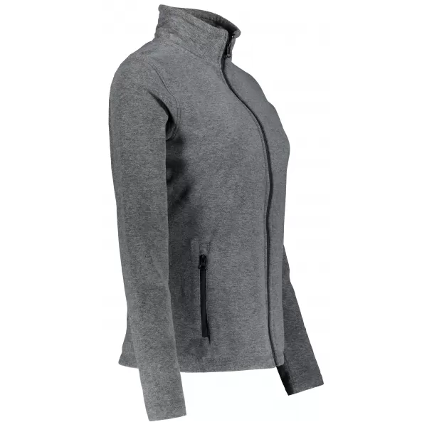  Hanorac de damă din fleece ALTISPORT ALW002852 EVIDENȚIERE NEAGRĂ 