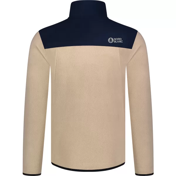  Hanorac ușor pentru bărbați din fleece NORDBLANC CRACKLE NBSFM8373 BEJ 