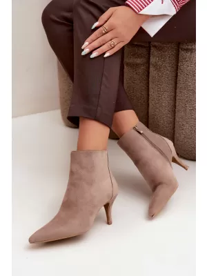 Botine de dama BOTO 2905A-1 BEJ