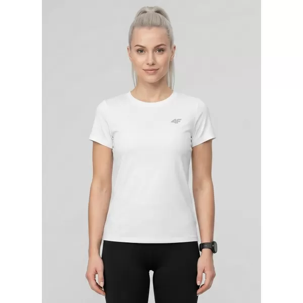  Tricou pentru femei 4F WMM00TTSHF3306 ALB 