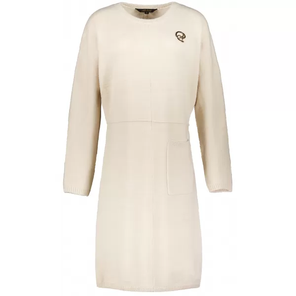  Rochie de dama tricotata ALTISPORT ISIDORE BEJ DESCHIS 