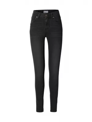 Pantaloni de dama URBAN CLASSICS TB8370 NEGRU SPALAT