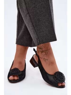 Sandale de dama D&A CR61-3030 NEGRU