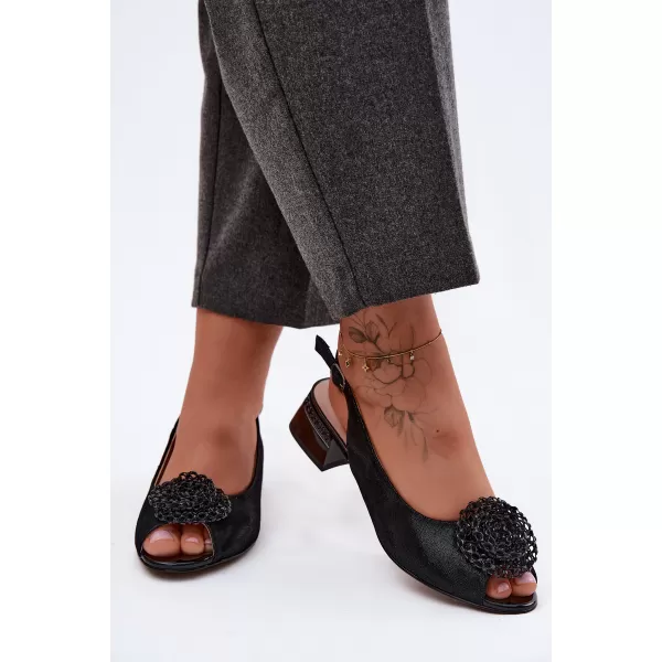  Sandale de dama D&A CR61-3030 NEGRU 