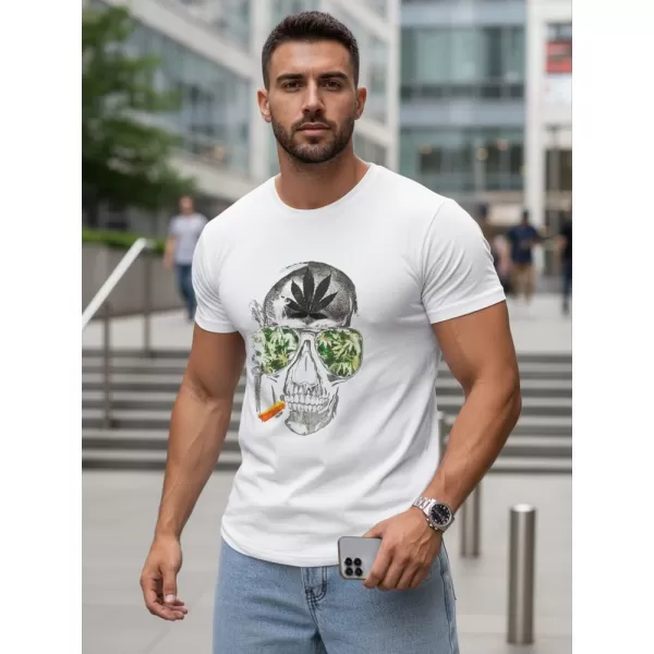  Tricou pentru bărbați DSTREET RX4922 ALB 