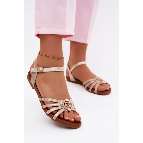  Sandale de dama S.BARSKI KV61-6056 AUR DESCHIS 