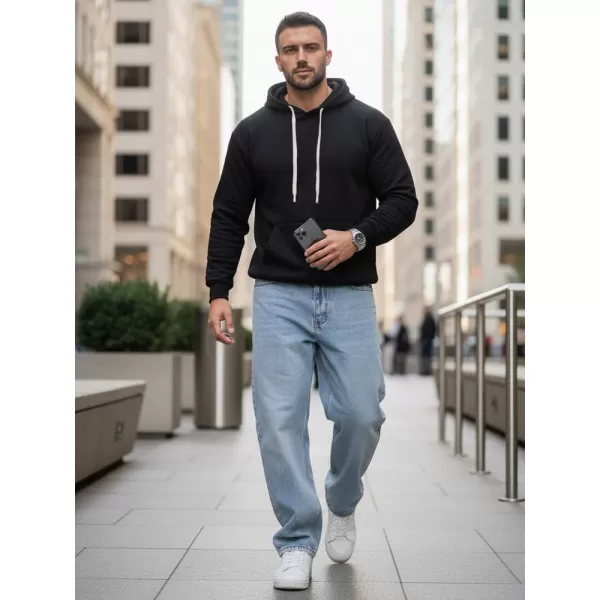  Hanorac pentru bărbați DSTREET BX5952 NEGRU 