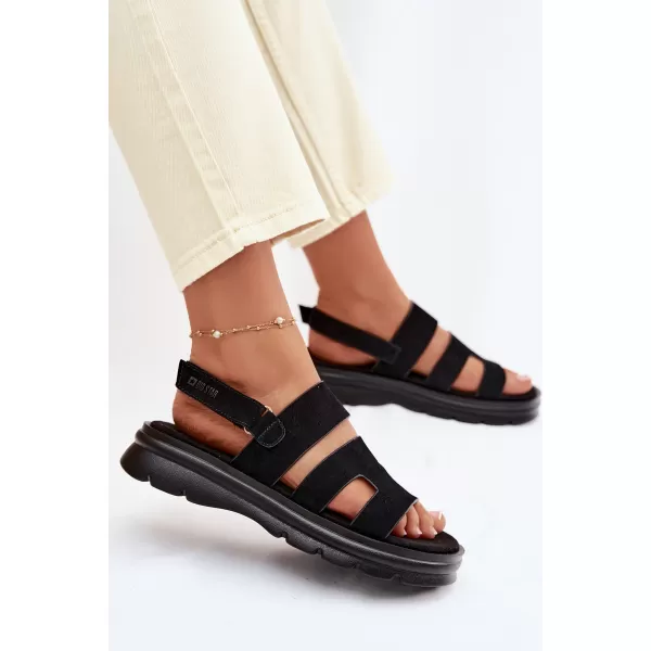  Sandale de dama BIG STAR SHOES TT274484 NEGRU 