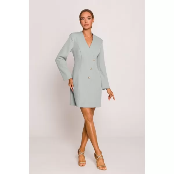  Rochie MOE M793 MENTĂ 