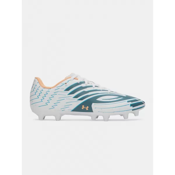  Cizme de fotbal UNDER ARMOUR U SHADOW CLUB 4 FG 6006232-101 ALB 