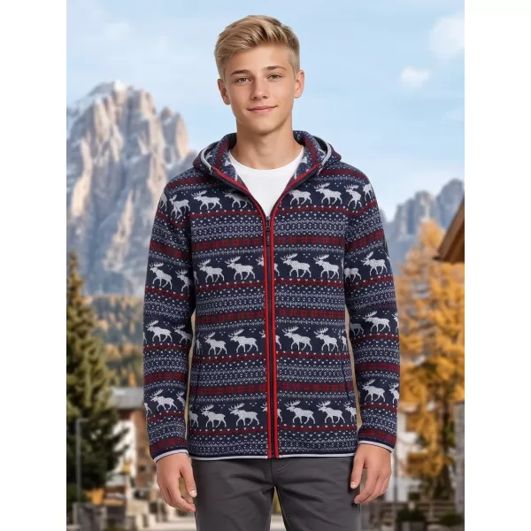  Pulover cald pentru copii ALPINE PRO NORESO VARIANTA OCEANULUI LUMINAT DE LUNA PB 