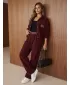 Set pentru femei DSTREET AY1220 BURGUNDIA
