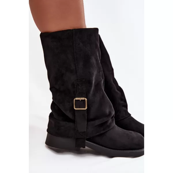  Cizme de dama BOTO MM-15 NEGRU 
