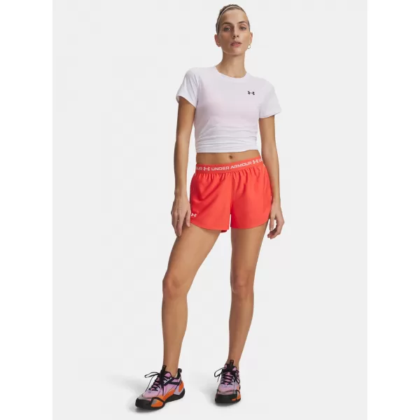  Pantaloni scurți de damă UNDER ARMOUR TECH PLAY UP SHORTS 1389882-690 ROŞU 