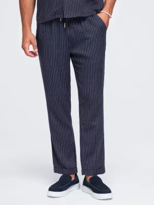 Pantaloni pentru bărbați OMBRE OM-PACP-0311 ALBASTRU MARIN