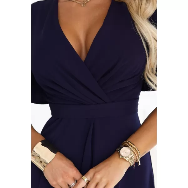  Rochie NUMOCO 581-9 ALBASTRU ÎNCHIS 