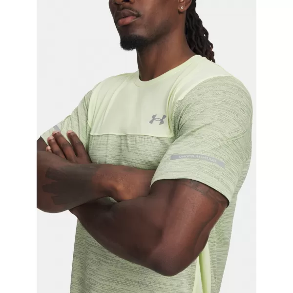  Tricou pentru bărbați UNDER ARMOUR TECH UTILITY SS 6004965-391 VERDE 
