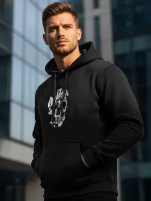 Hanorac pentru bărbați DSTREET NX0034B-BK NEGRU