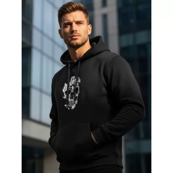  Hanorac pentru bărbați DSTREET NX0034B-BK NEGRU 