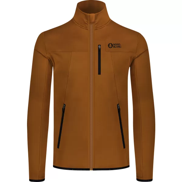  Hanorac powerfleece pentru bărbați NORDBLANC MORASS NBSFM8335 MARO 