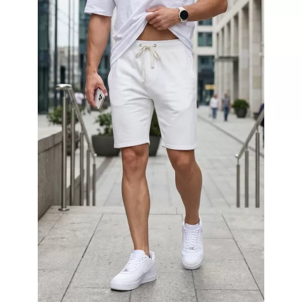  Pantaloni scurți pentru bărbați DSTREET SX2630 ALB 