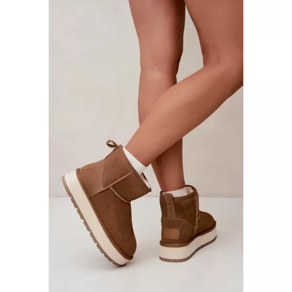  Pantofi de dama BIG STAR SHOES UU274692 MARO/BEJ 