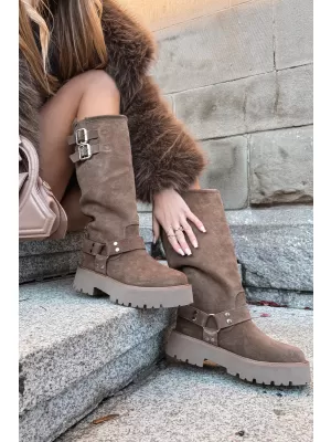 Cizme de dama BIG STAR SHOES OO274A182 BEJ