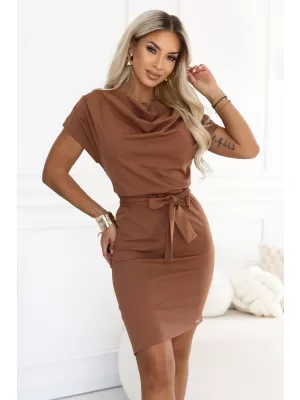 Rochie NUMOCO ROXI 240-13 MARO CIOCOLATA
