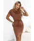 Rochie NUMOCO ROXI 240-13 MARO CIOCOLATA
