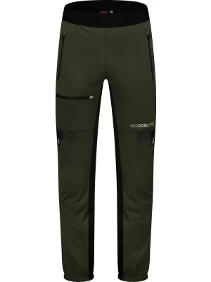 Pantaloni multisport impermeabili pentru bărbați NORDBLANC RIDGEWALK NBSPM8325 VERDE ÎNCHIS