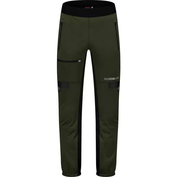  Pantaloni multisport impermeabili pentru bărbați NORDBLANC RIDGEWALK NBSPM8325 VERDE ÎNCHIS 