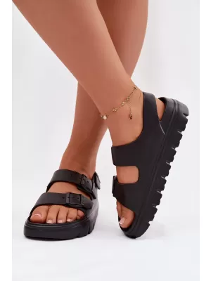 Sandale de dama BIG STAR SHOES TT274A031 NEGRU