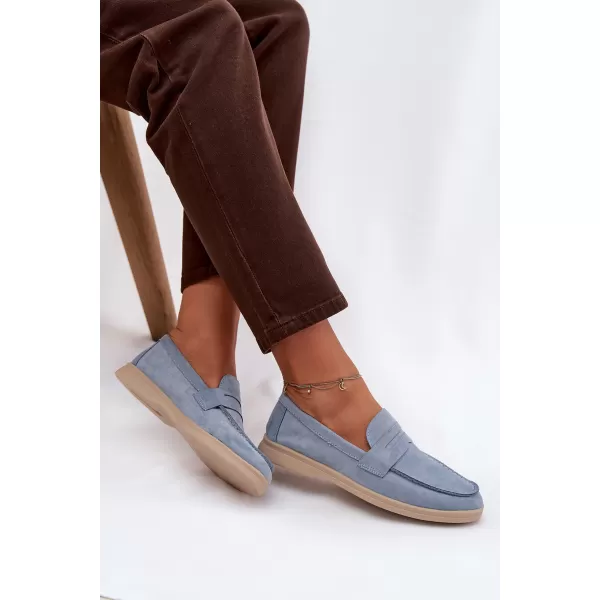  Mocasini de dama BOTO QQ-278 ALBASTRU 