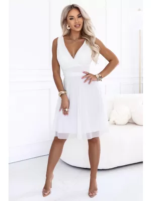 Rochie de femei NUMOCO 541-4 ALB