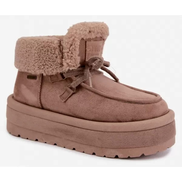  Oameni de zăpadă pentru femei BIG STAR SHOES UU274215 BEJ 