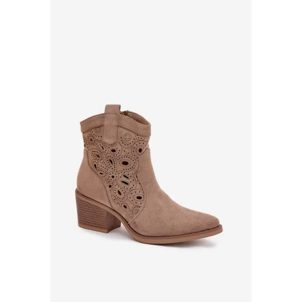  Pantofi de dama BOTO 25BT02-9452 FANGO/BEJ 