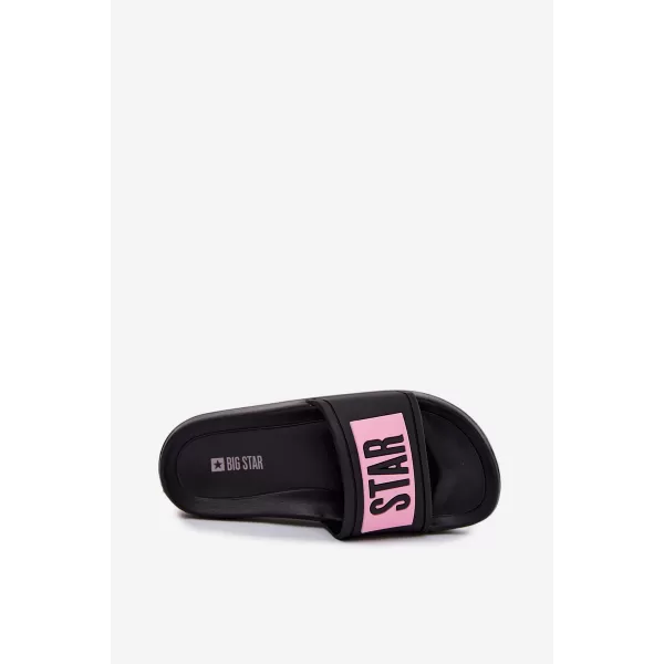  Papuci copii BIG STAR SHOES TT374A004 NEGRU/ROZ 