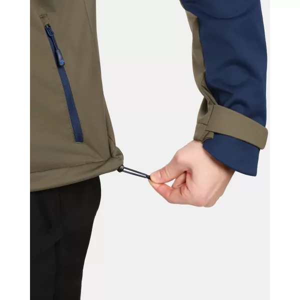  Jachetă softshell pentru bărbați KILPI ONTAVIO-M 1M0112KI KAKI 