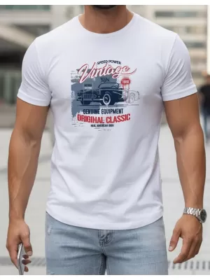 Tricou pentru bărbați DSTREET NX5082R ALB